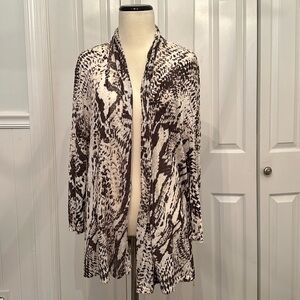 Chico’s Neutral Open Light Cardigan